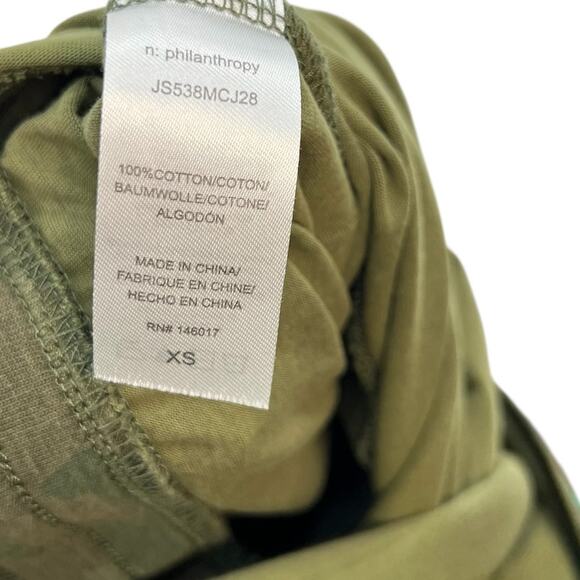 n:Philanthropy Britton Jumpsuit Off the Shoulder Camo Print Green Size XS - Picture 13 of 14